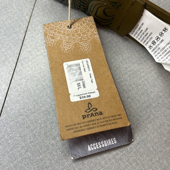 NWT Prana belt, 46” - Picture 6 of 7